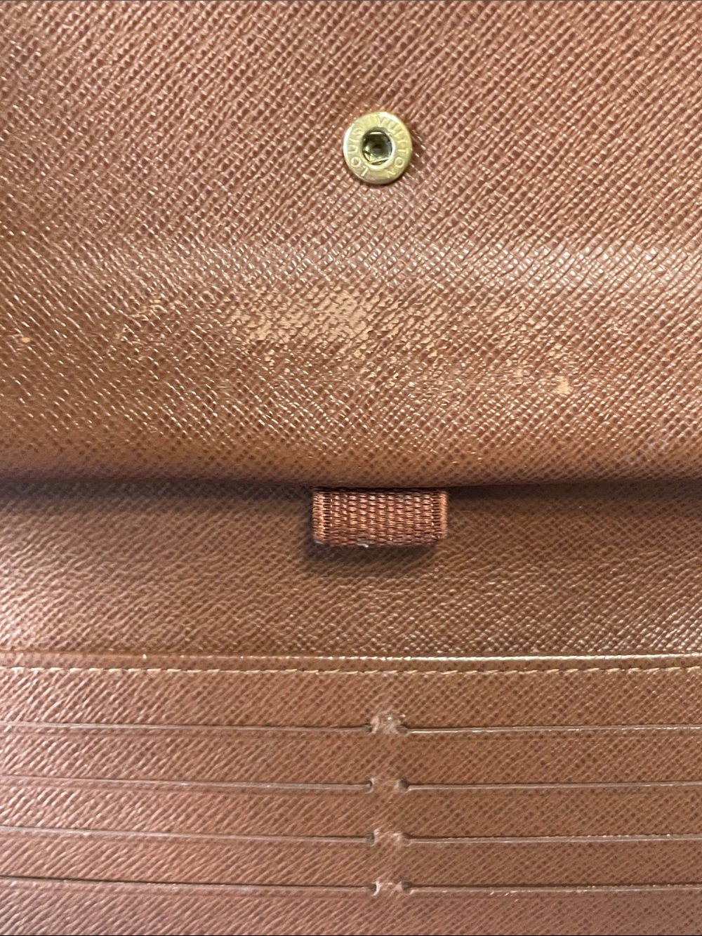 Authentic Louis Vuitton Porte Monnaie Monogram Pochette Credit Long Wallet - Picture 9 of 10